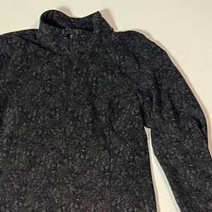 Spyder Active Marbled 1/4 Zip Microfleece Pullover Size M Lightweight Jacket